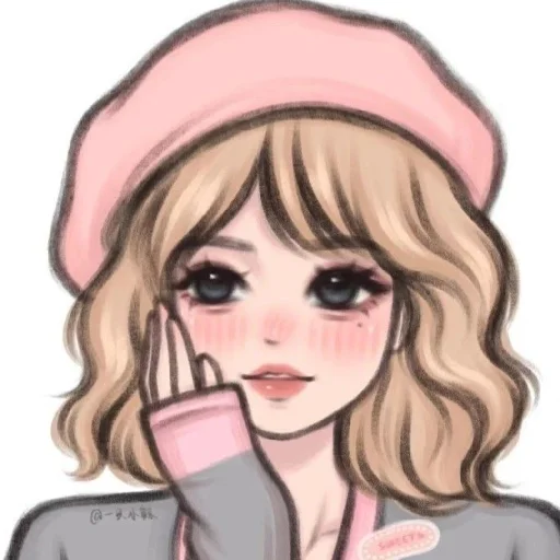 😌 Стикер «Cute Girls 2» для Telegram