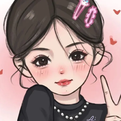 ✌️ Стикер «Cute Girls» для Telegram