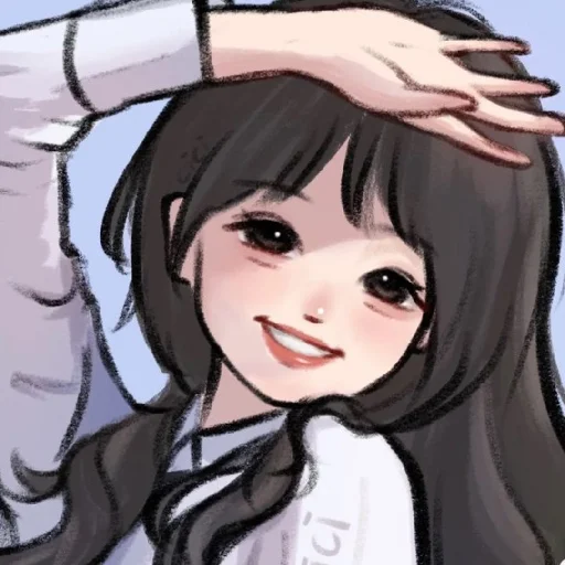 😁 Стикер «Cute Girls» для Telegram