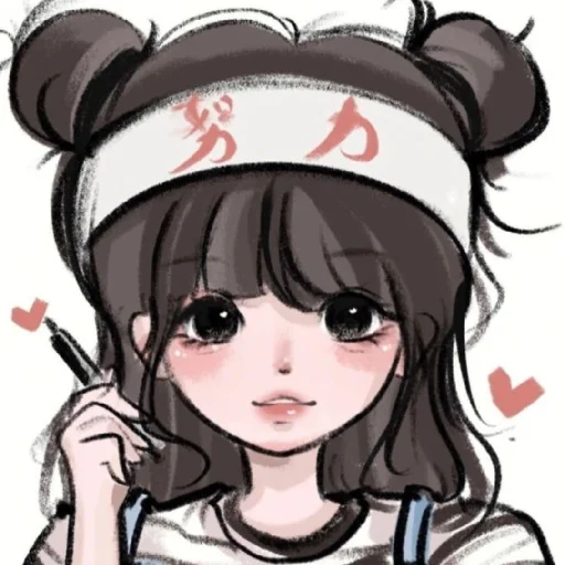 ❤️ Стикер «Cute Girls» для Telegram