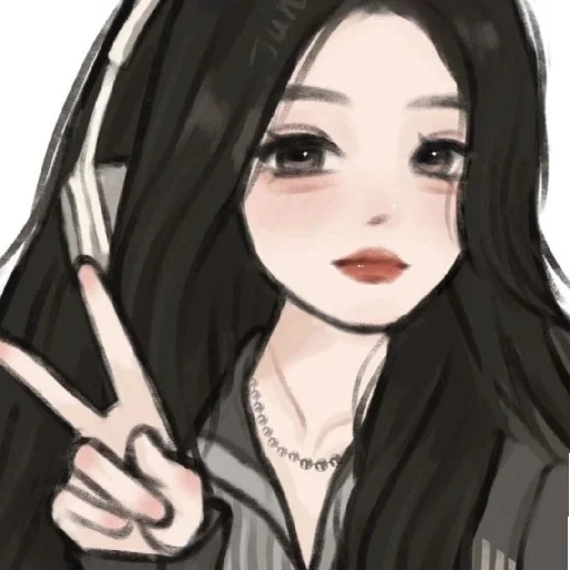 ✌️ Стикер «Cute Girls» для Telegram