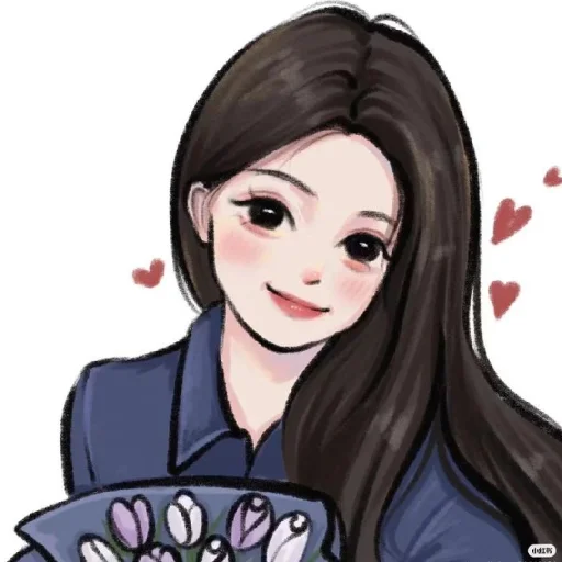 🥰 Стикер «Cute Girls» для Telegram