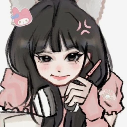 ☺️ Стикер «Cute Girls» для Telegram