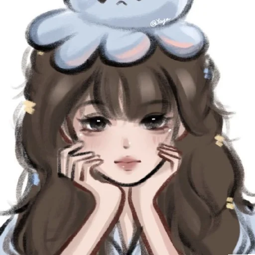 🥺 Стикер «Cute Girls» для Telegram
