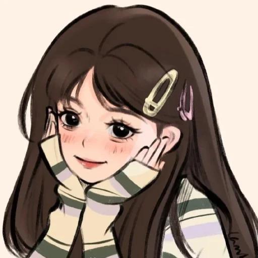 🥺 Стикер «Cute Girls» для Telegram