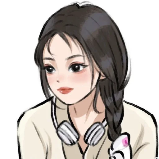 😊 Стикер «Cute Girls» для Telegram