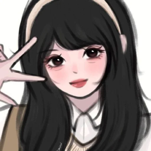 ✌️ Стикер «Cute Girls» для Telegram