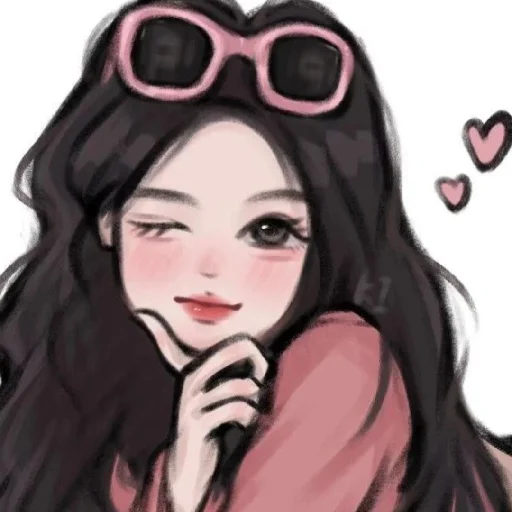 🥰 Стикер «Cute Girls» для Telegram