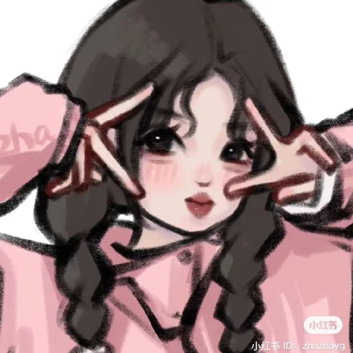✌️ Стикер «Cute Girls» для Telegram