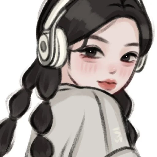 Стикерпак Cute Girls для Telegram