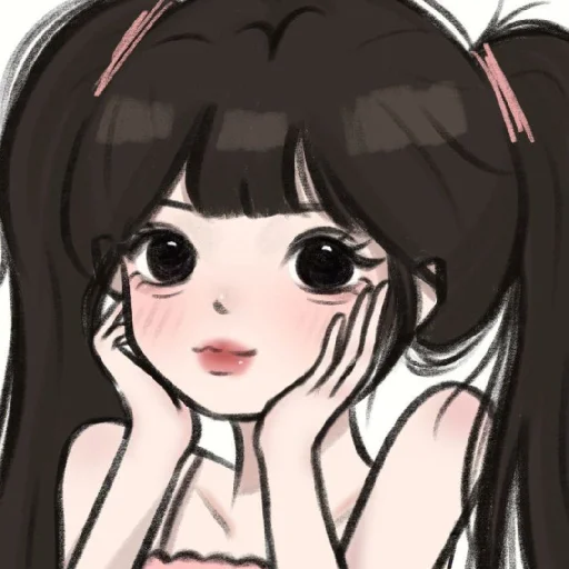 🥺 Стикер «Cute Girls» для Telegram