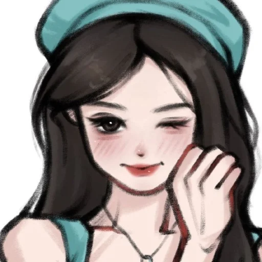 😉 Стикер «Cute Girls» для Telegram