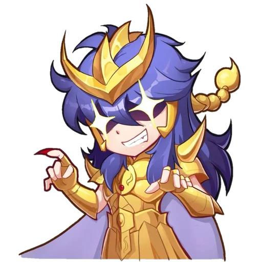 ☠️ Стикер «Saint Seiya» для Telegram