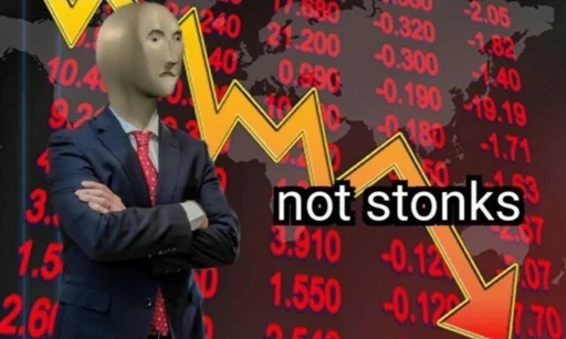 📈 Стикер «Stonks?» для Telegram