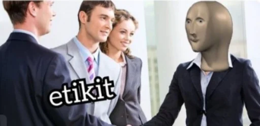 👨‍🏫 Стикер «Stonks?» для Telegram