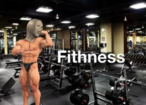 🏋‍♂ Стикер «Stonks?» для Telegram