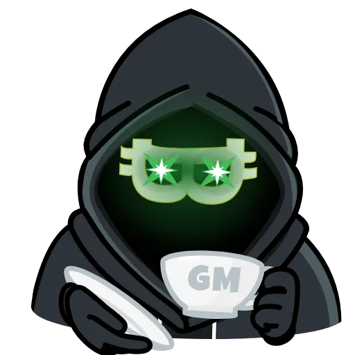 ☕️ Стикер «Satoshi Nakamoto» для Telegram