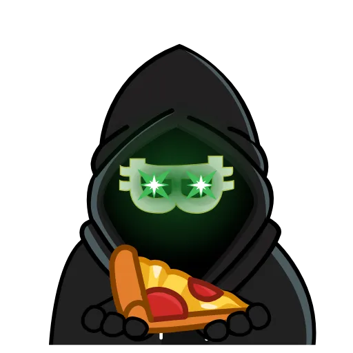 🍕 Стикер «Satoshi Nakamoto» для Telegram