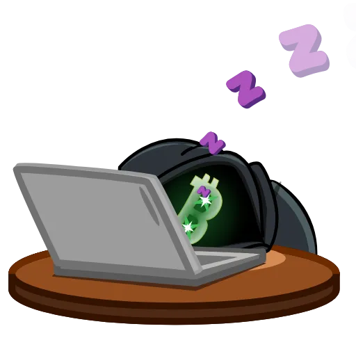 💤 Стикер «Satoshi Nakamoto» для Telegram