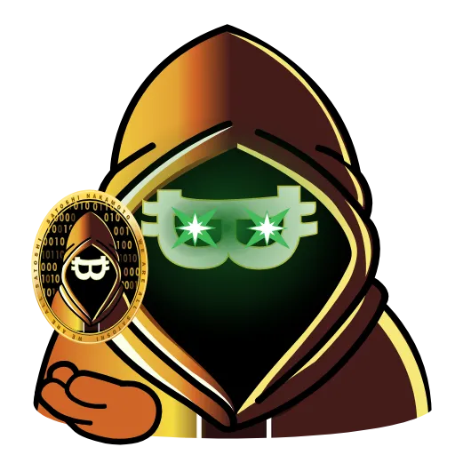 💞 Стикер «Satoshi Nakamoto» для Telegram