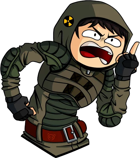 🤬 Стикер «s.t.a.l.k.e.r» для Telegram