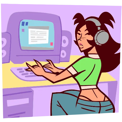 🖥 Эмодзи «Крошка Стейси» для Telegram