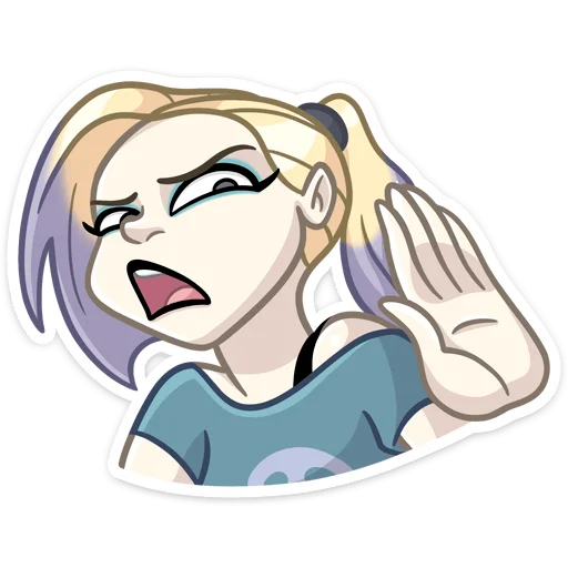 ✋ Стикер «Стейси» для Telegram