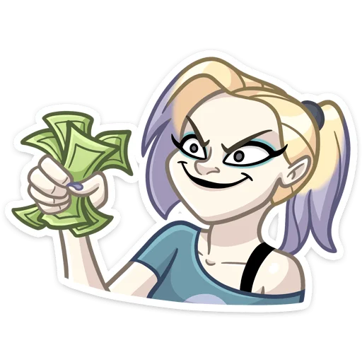 🤑 Стикер «Стейси» для Telegram