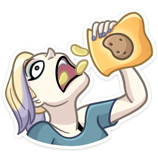 🍟 Стикер «Стейси» для Telegram