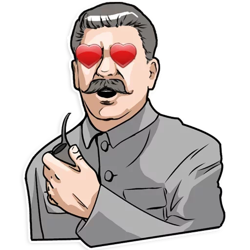 💋 Стикер «Сталин» для Telegram