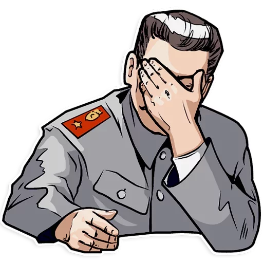 😈 Стикер «Сталин» для Telegram