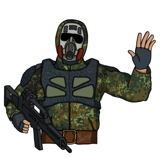 Стикерпак Свободовец (сталкер - S.T.A.L.K.E.R.) для Telegram