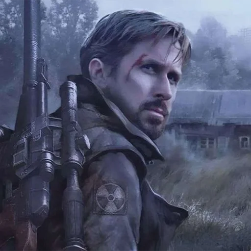 Стикерпак STALKER. Гослинг для Telegram