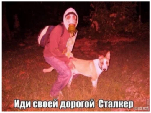 🕺 Стикер «Сталкерония» для Telegram