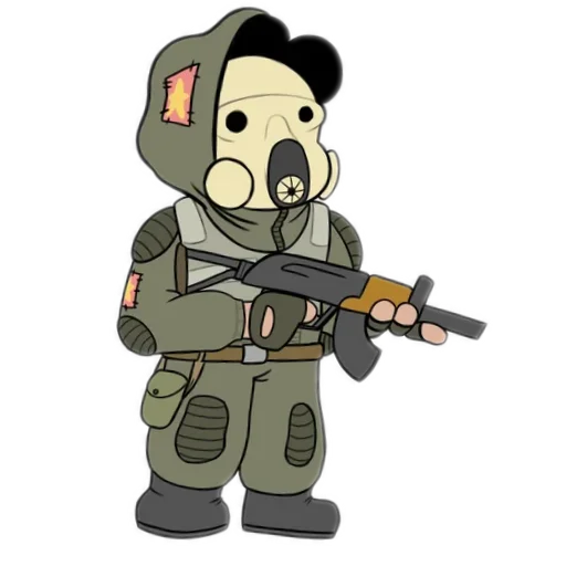 😐 Стикер «Stalker_zone» для Telegram