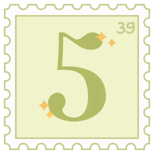 Стикер 39 Марки