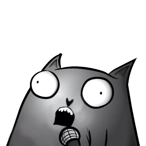 😱 Стикер «Кот стендапер» для Telegram