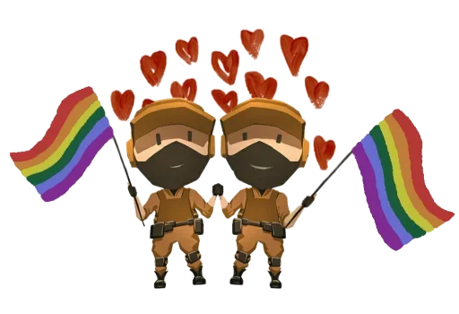 🏳️‍🌈 Стикер «Standoff» для Telegram