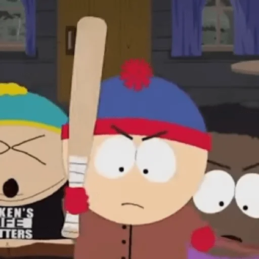 🏏 Стикер «Stan Marsh ( South Park)» для Telegram