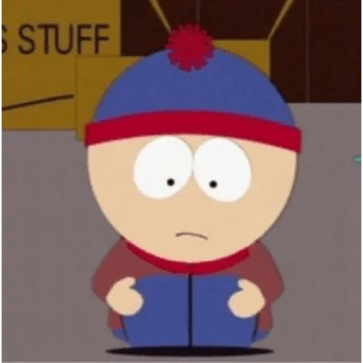 😕 Стикер «Stan Marsh ( South Park)» для Telegram