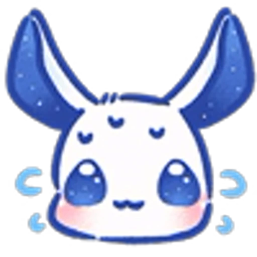 😰 Эмодзи «Star Bunny Звездный кролик» для Telegram