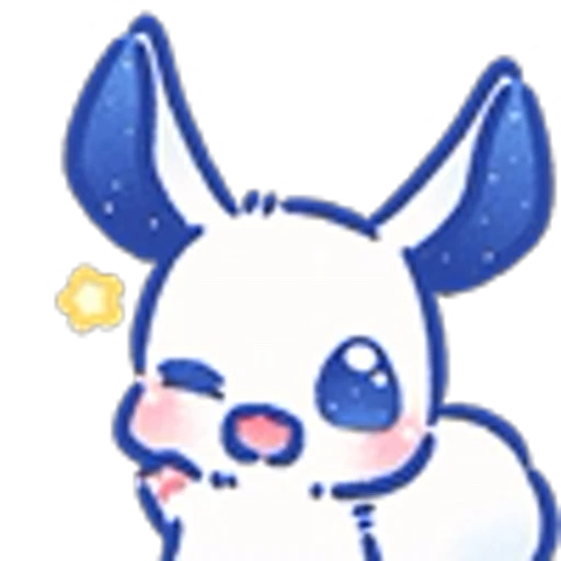 😉 Эмодзи «Star Bunny Звездный кролик» для Telegram