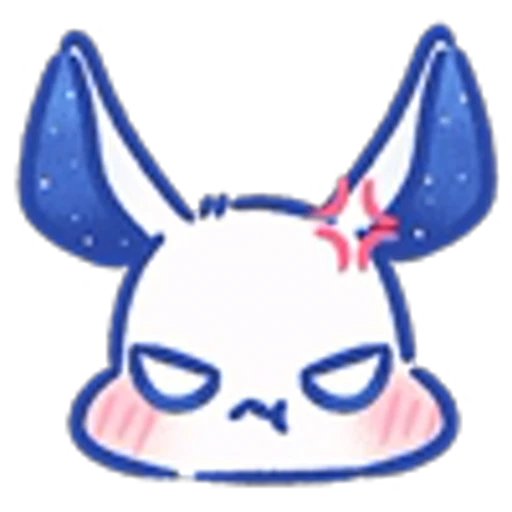😤 Эмодзи «Star Bunny Звездный кролик» для Telegram