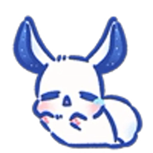 😢 Эмодзи «Star Bunny Звездный кролик» для Telegram