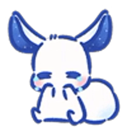 😭 Эмодзи «Star Bunny Звездный кролик» для Telegram