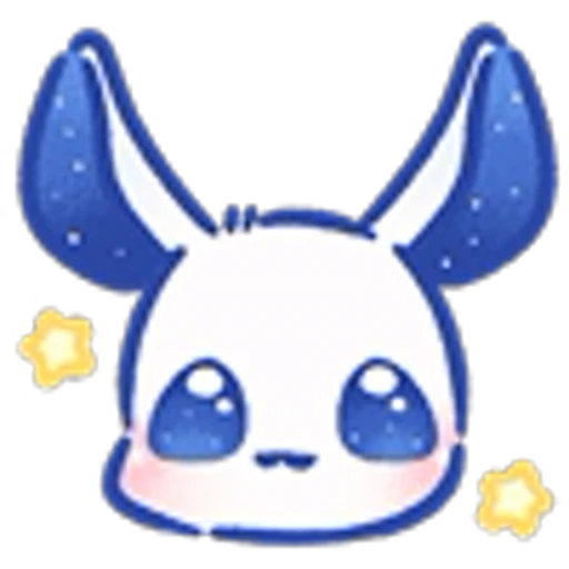 Эмодзи Star Bunny Звездный кролик для Telegram — скачать
