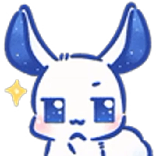 😏 Эмодзи «Star Bunny Звездный кролик» для Telegram