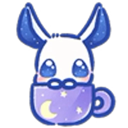 ☕️ Эмодзи «Star Bunny Звездный кролик» для Telegram