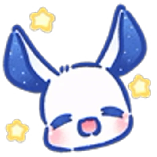 ☺️ Эмодзи «Star Bunny Звездный кролик» для Telegram