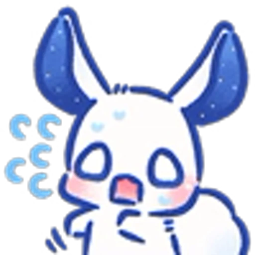 😰 Эмодзи «Star Bunny Звездный кролик» для Telegram